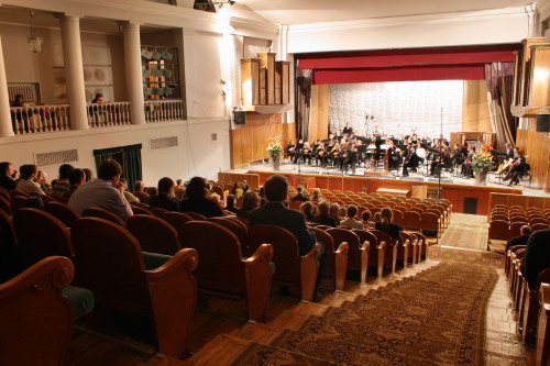 concert hall audience for orchestra