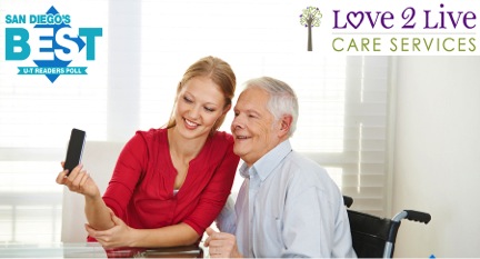 home care aid and senior